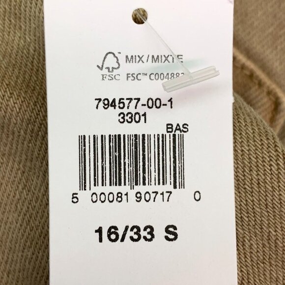 Gap Women's Cheeky Straight High Rise Raw Hem Stretch Denim Jeans Size 16S NWT‎ - Picture 7 of 14